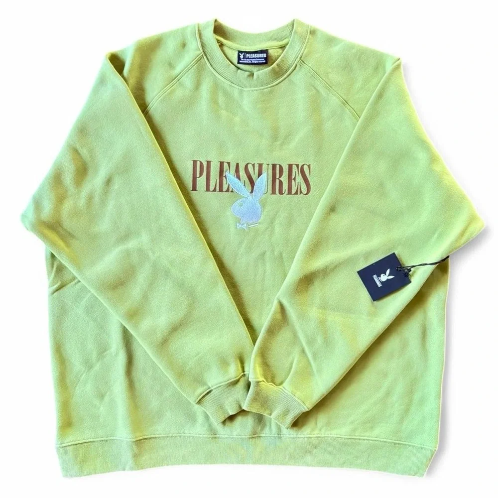 2022 Pleasures X Playboy Bunny Logo Crewneck